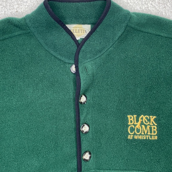 Vintage Blackcomb At Whistler Snap T Fleece Pullover: Size Extra Large - Picture 3 of 9